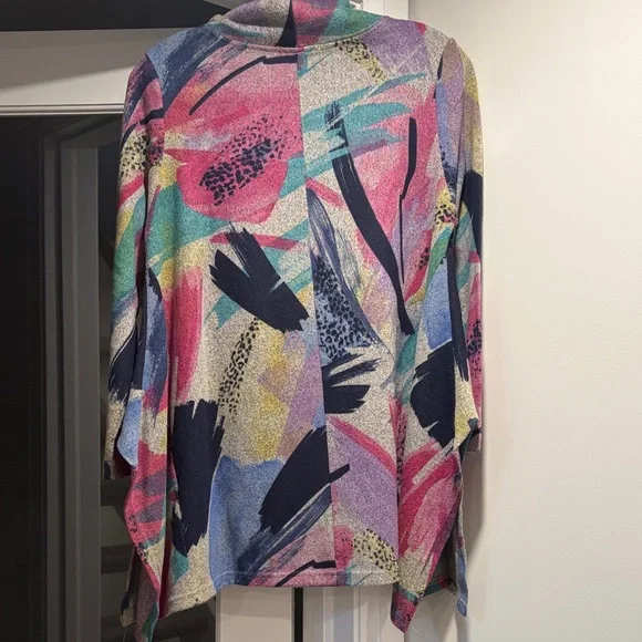 Trisha Tyler Colorful Abstract Patterned Sweater - Picture 6 of 6